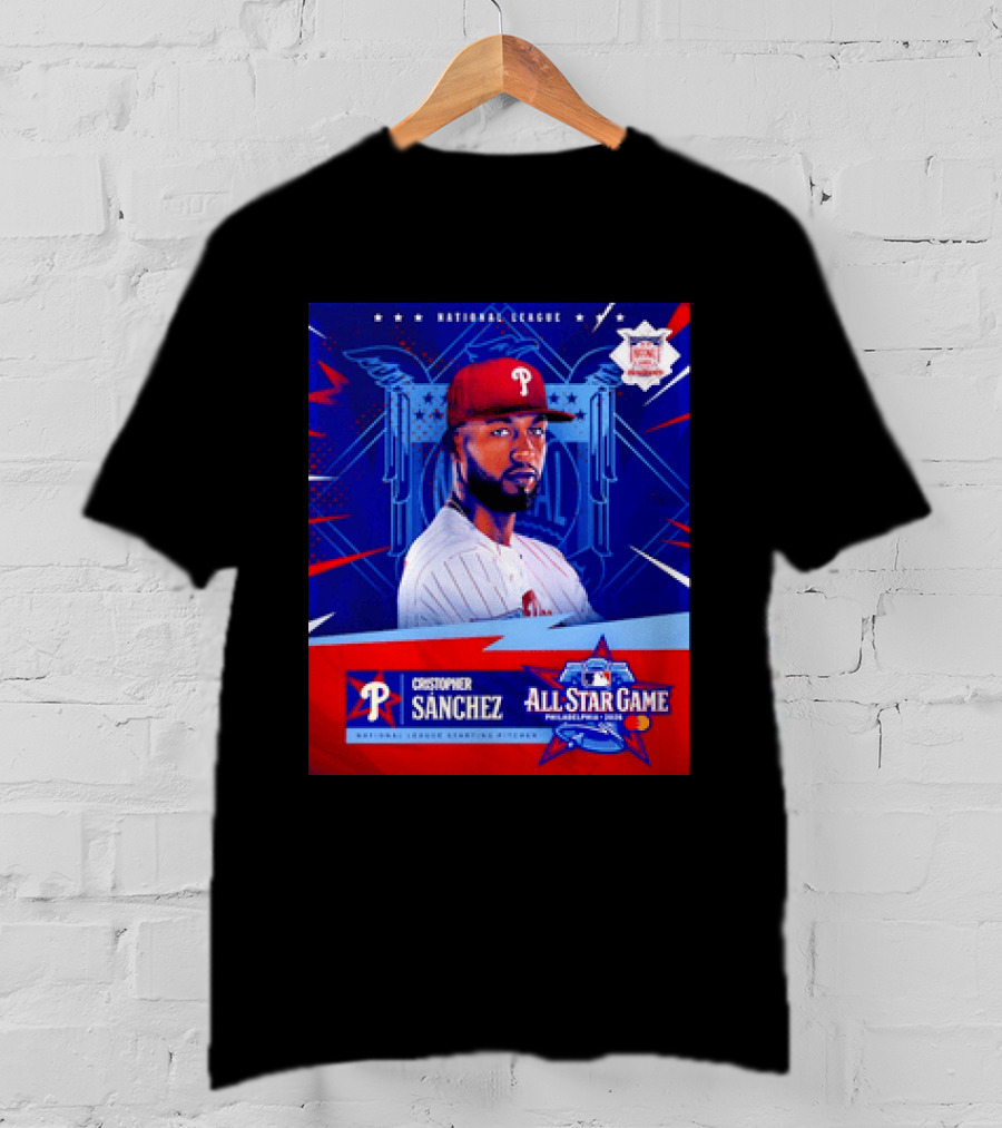 Cristopher Sánchez Philadelphia National League All Star Game 2026 T-Shirt