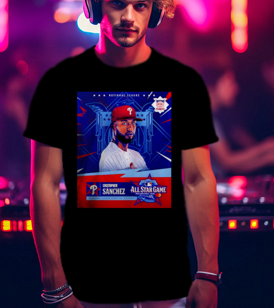 Cristopher Sánchez Philadelphia National League All Star Game 2026 T-Shirt