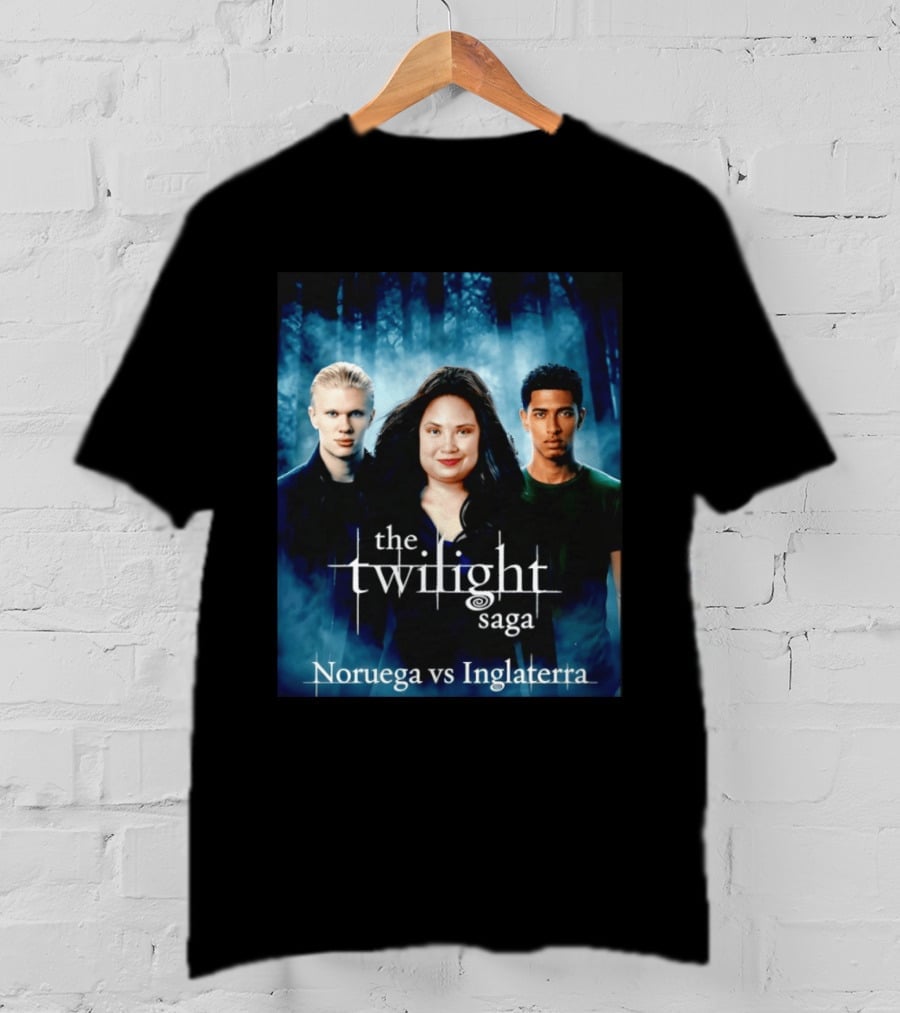 Erling Haaland Jude Bellingham The Twilight Saga Noruega Vs Inglaterra T-Shirt