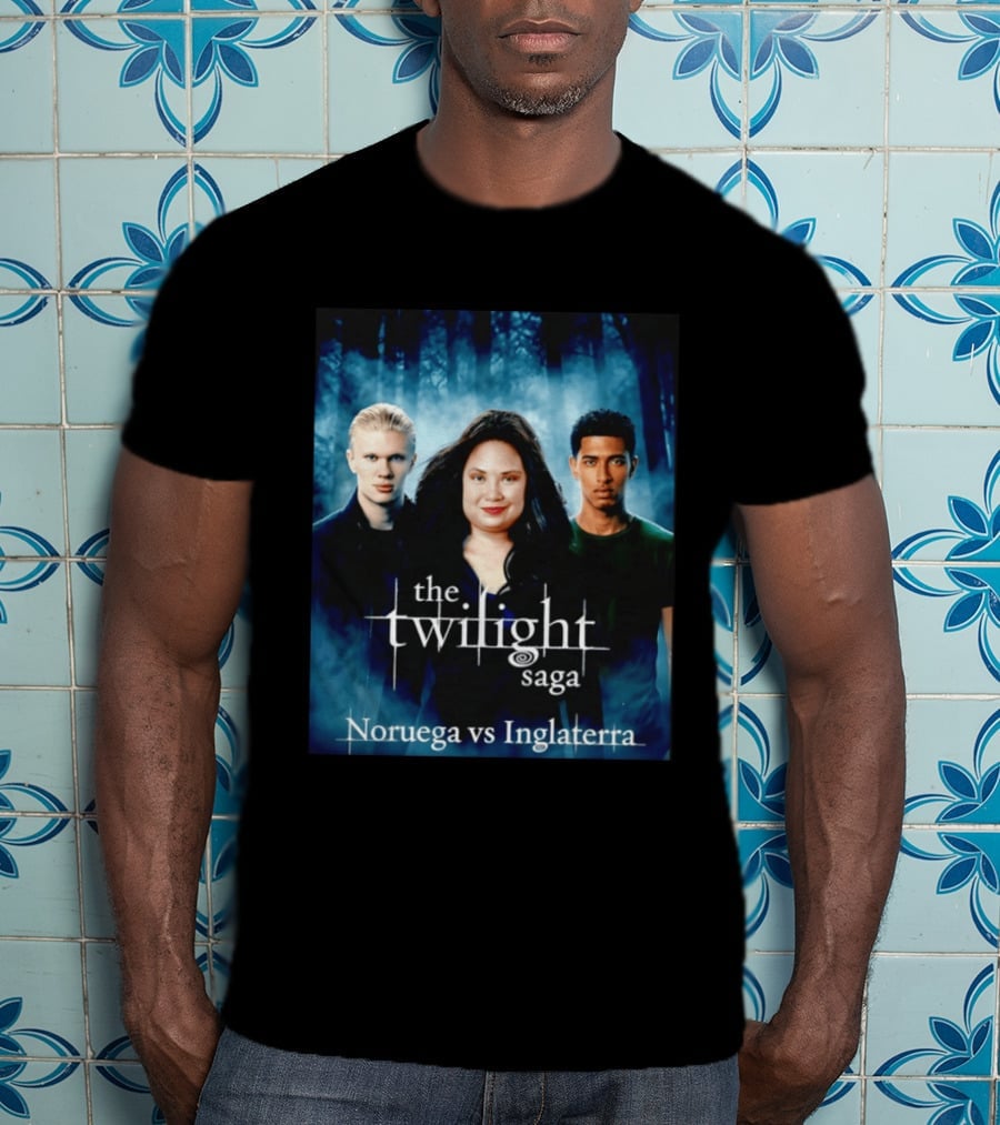 Erling Haaland Jude Bellingham The Twilight Saga Noruega Vs Inglaterra T-Shirt