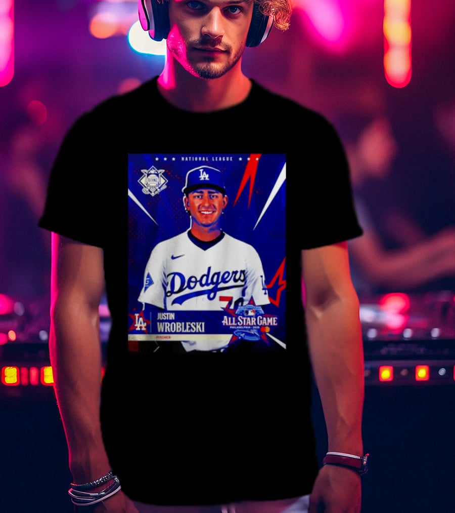 Justin Wrobleski Los Angeles Dodgers 2026 All Star Game National League T-Shirt