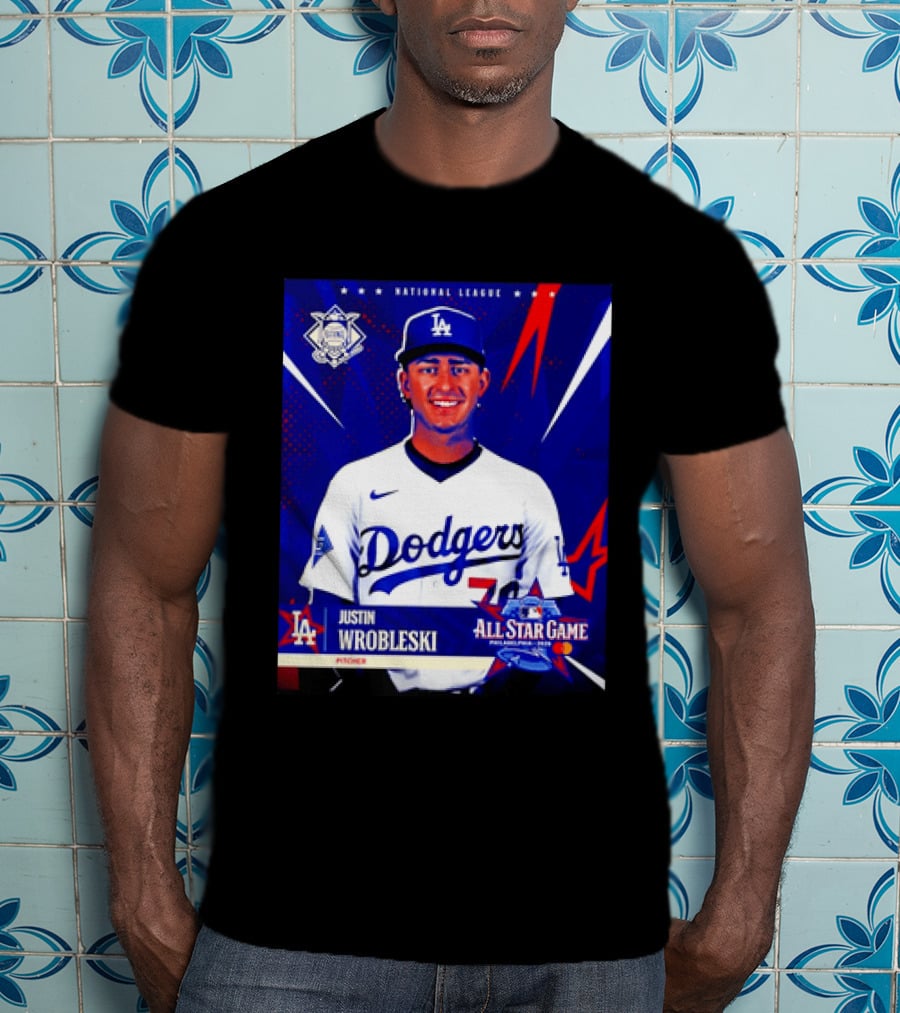 Justin Wrobleski Los Angeles Dodgers 2026 All Star Game National League T-Shirt