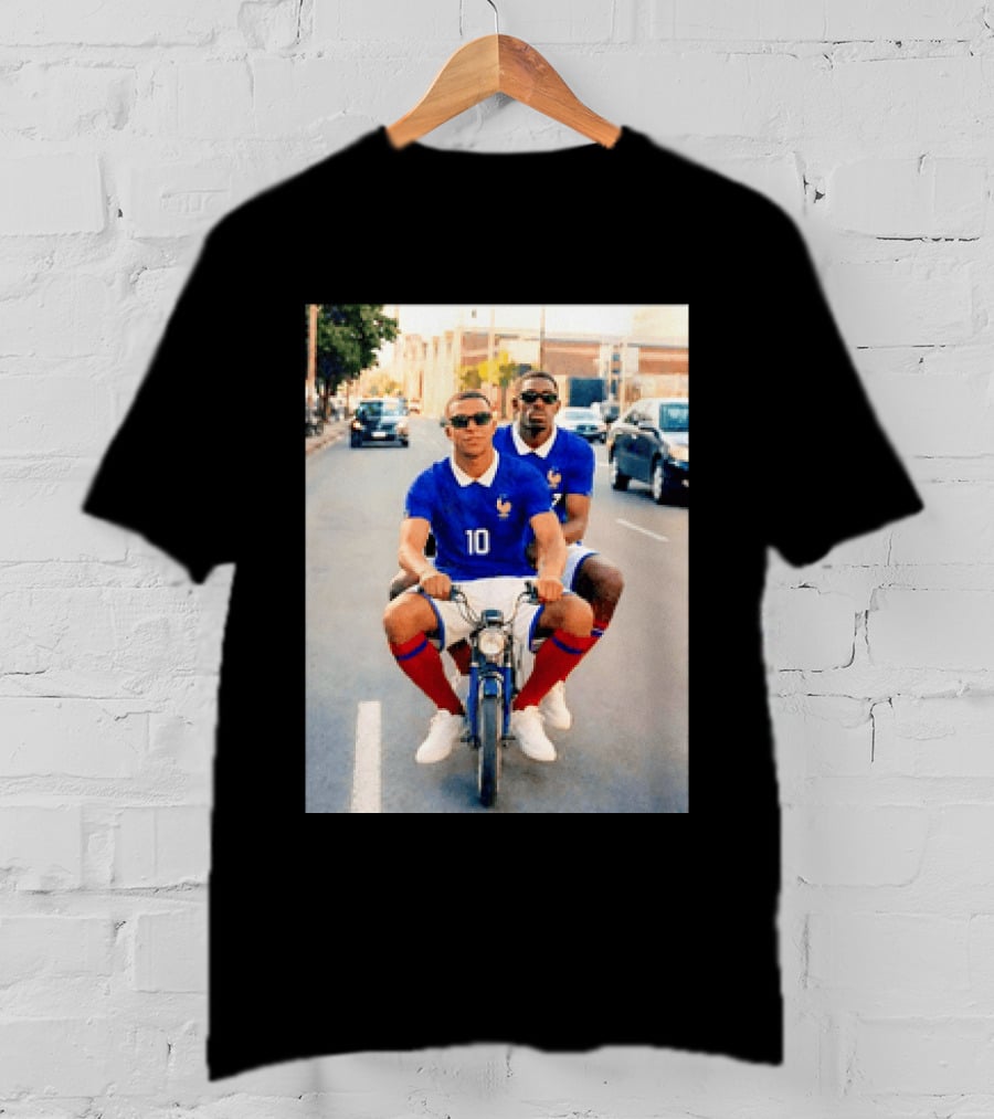 Kylian Mbappé Ousmane Dembélé France Team Jersey T-Shirt