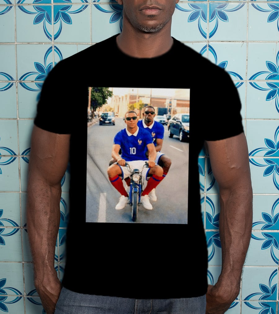 Kylian Mbappé Ousmane Dembélé France Team Jersey T-Shirt
