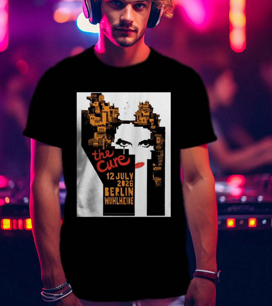 The Cure 12 July 2026 Berlin Wuhlheide Event Limited Edition T-Shirt