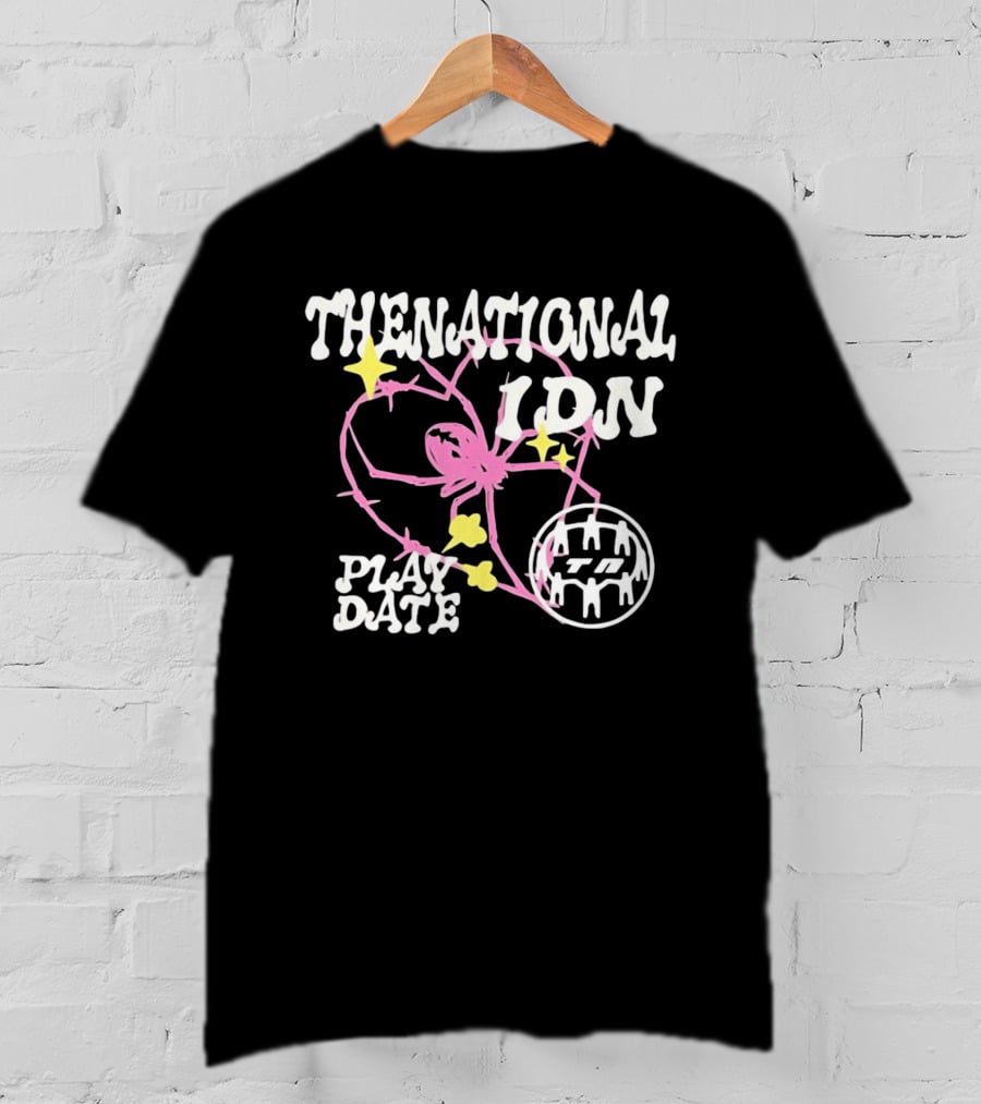 THE NATIONAL IDN Play Date Heart And Stars T-Shirt