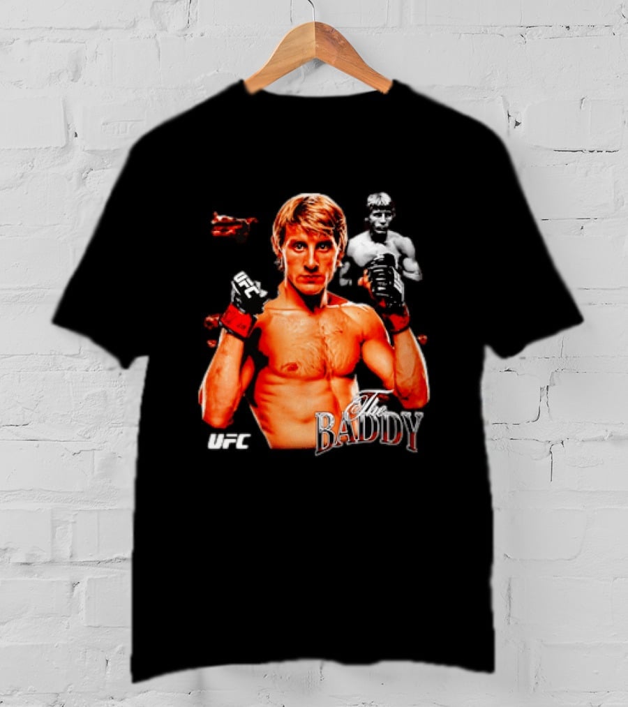 Paddy Pimblett The Baddy UFC MMA Fighter Image T-Shirt