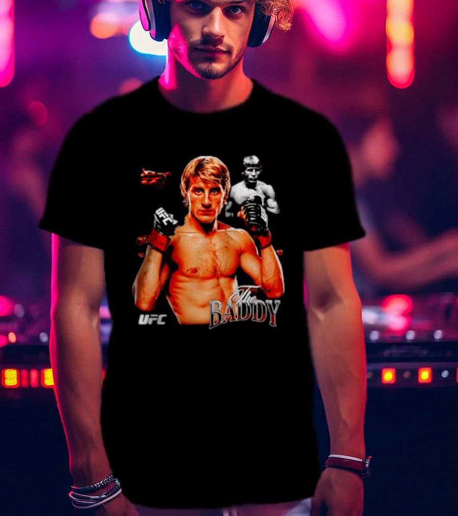Paddy Pimblett The Baddy UFC MMA Fighter Image T-Shirt