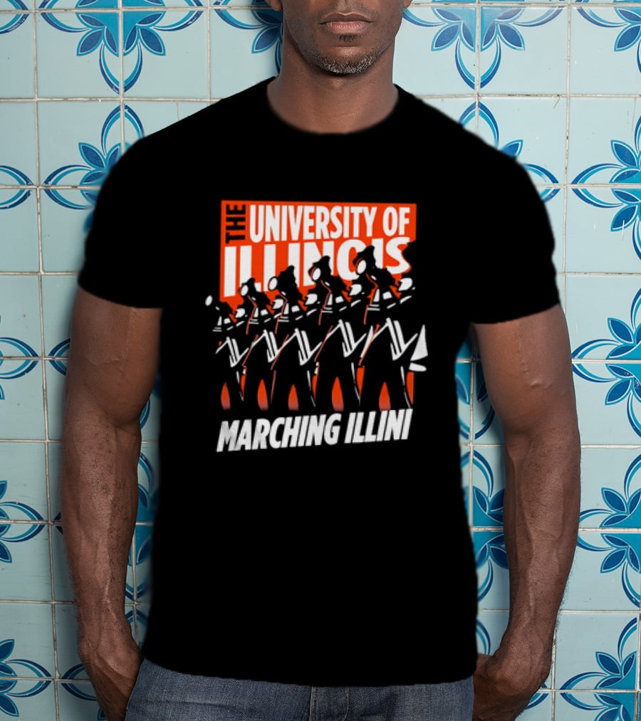 The University Of Illinois Marching Illini Band T-Shirt
