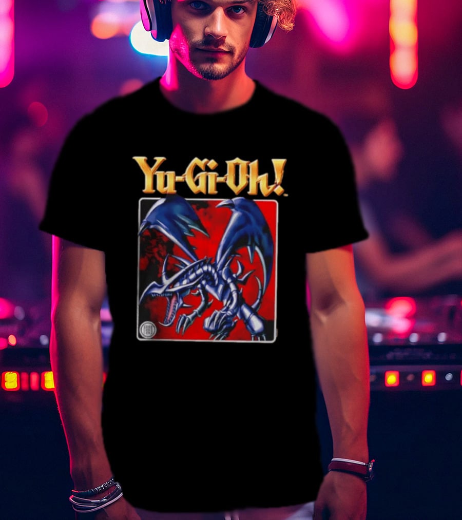Yu Gi Oh 25th Anniversary Red Eyes Black Dragon Card T-Shirt
