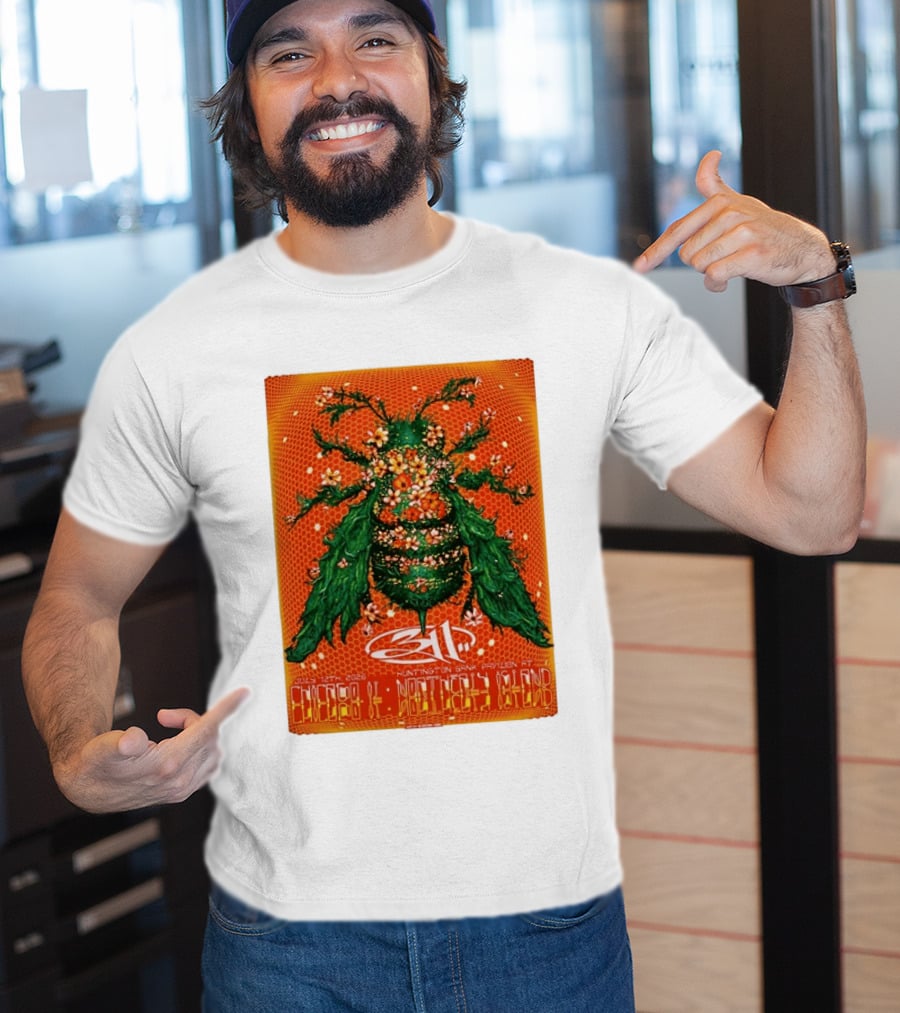 311 Chicago Illinois 2026 Huntington Bank Pavilion July 12 Floral Insect T-Shirt