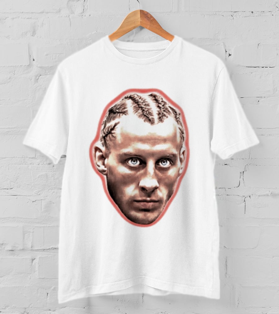Paddy The Baddy Pimblett UFC MMA Fighter Portrait Braided Hairstyle T-Shirt