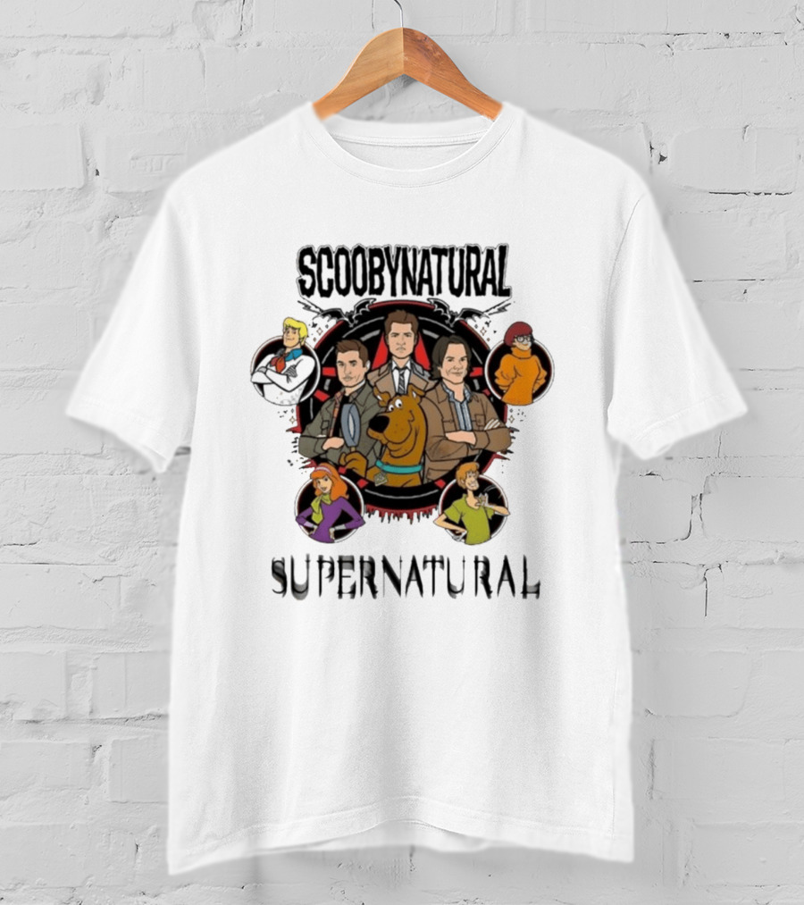 Scoobynatural Supernatural Crossover Featuring Iconic Characters For Fans Of Both Worlds T-Shirt