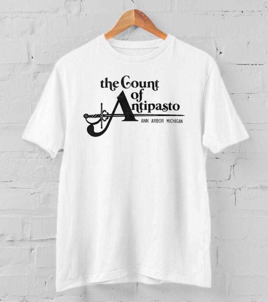 The Count Of Antipasto Ann Arbor Michigan Music T-Shirt
