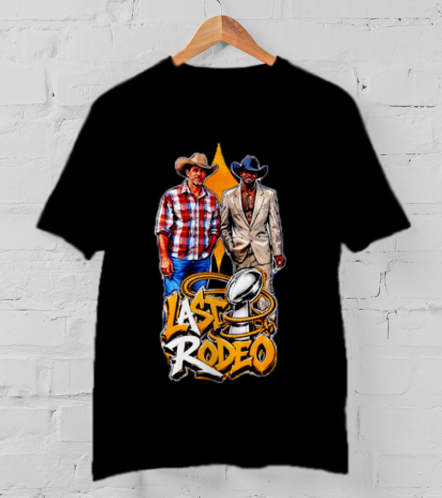Ben Roethlisberger Hines Ward Last Rodeo Pittsburgh Steelers Iconic Farewell Cowboys NFL Champions T-Shirt