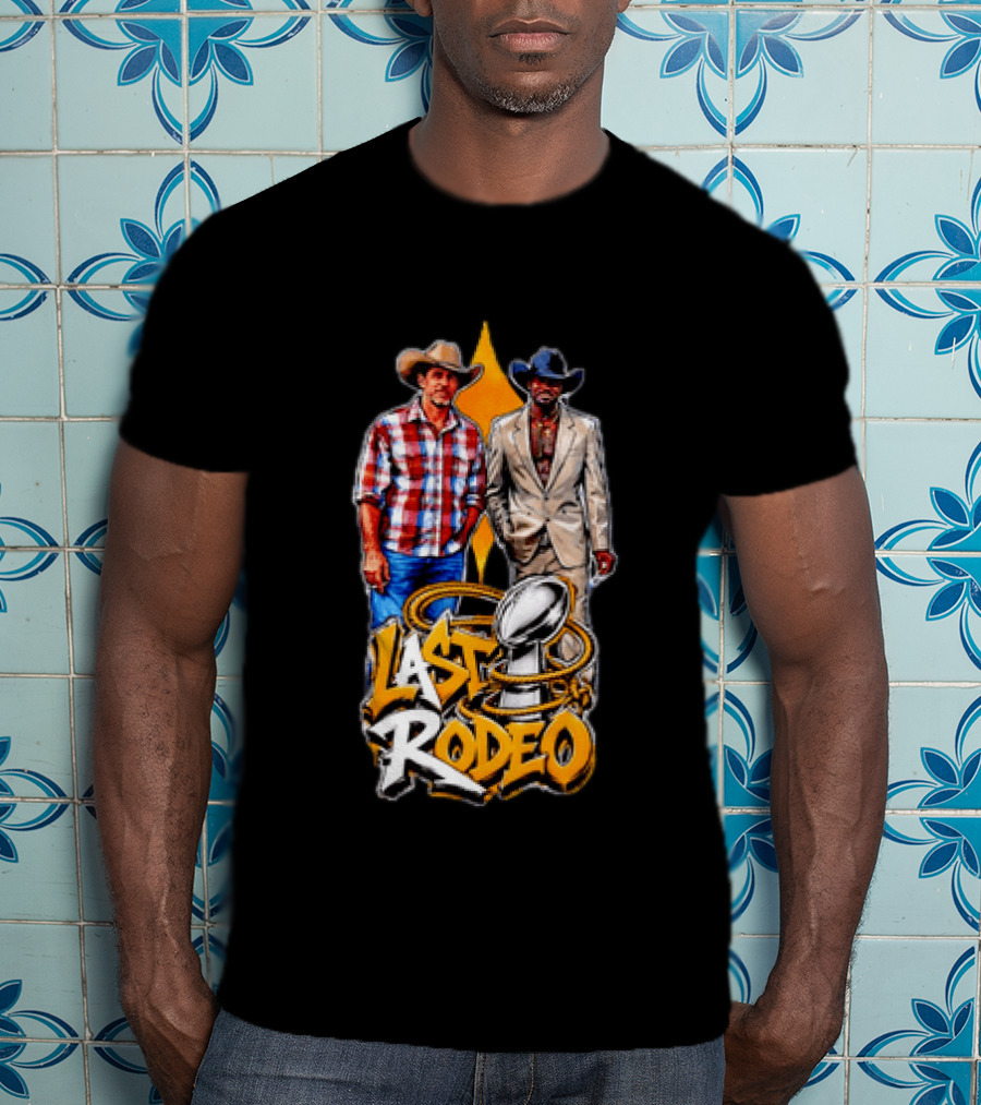 Ben Roethlisberger Hines Ward Last Rodeo Pittsburgh Steelers Iconic Farewell Cowboys NFL Champions T-Shirt