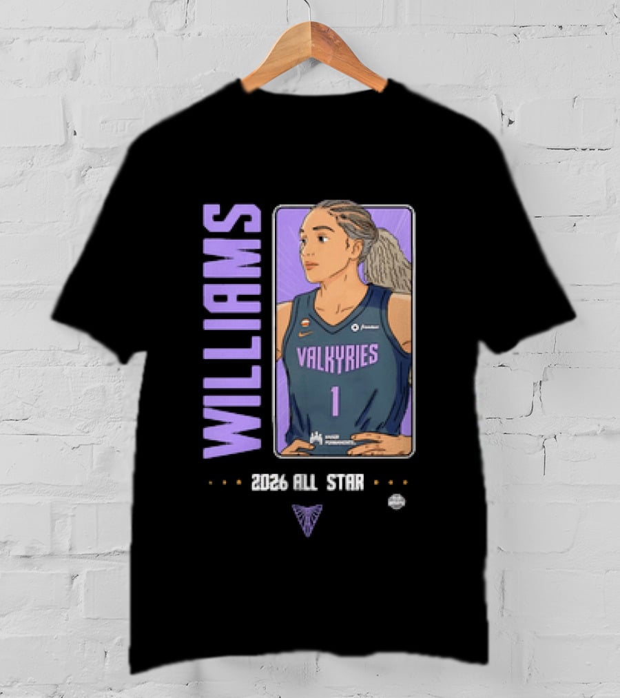Golden State Valkyries Gabby Williams 2026 WNBA All Star Williams 1 T-Shirt