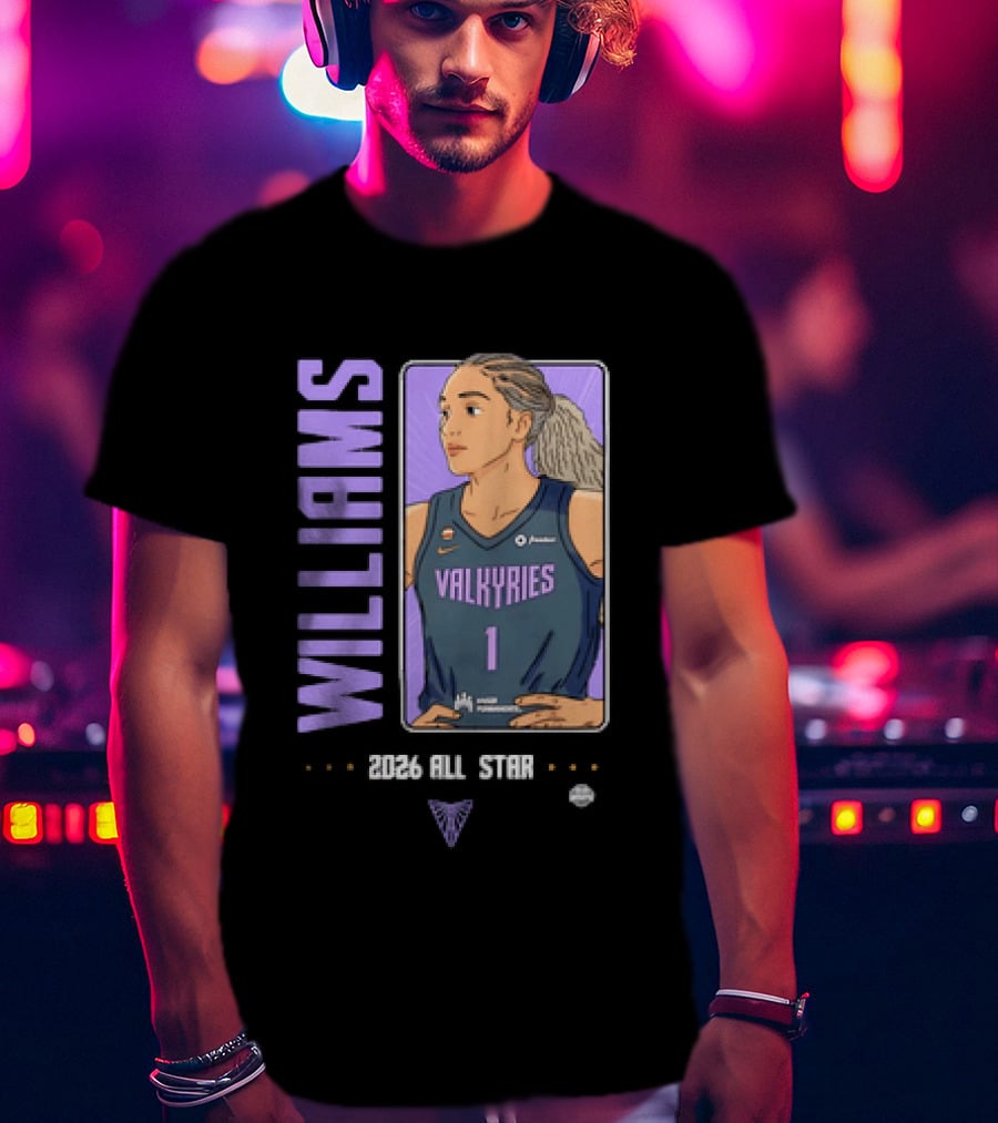 Golden State Valkyries Gabby Williams 2026 WNBA All Star Williams 1 T-Shirt