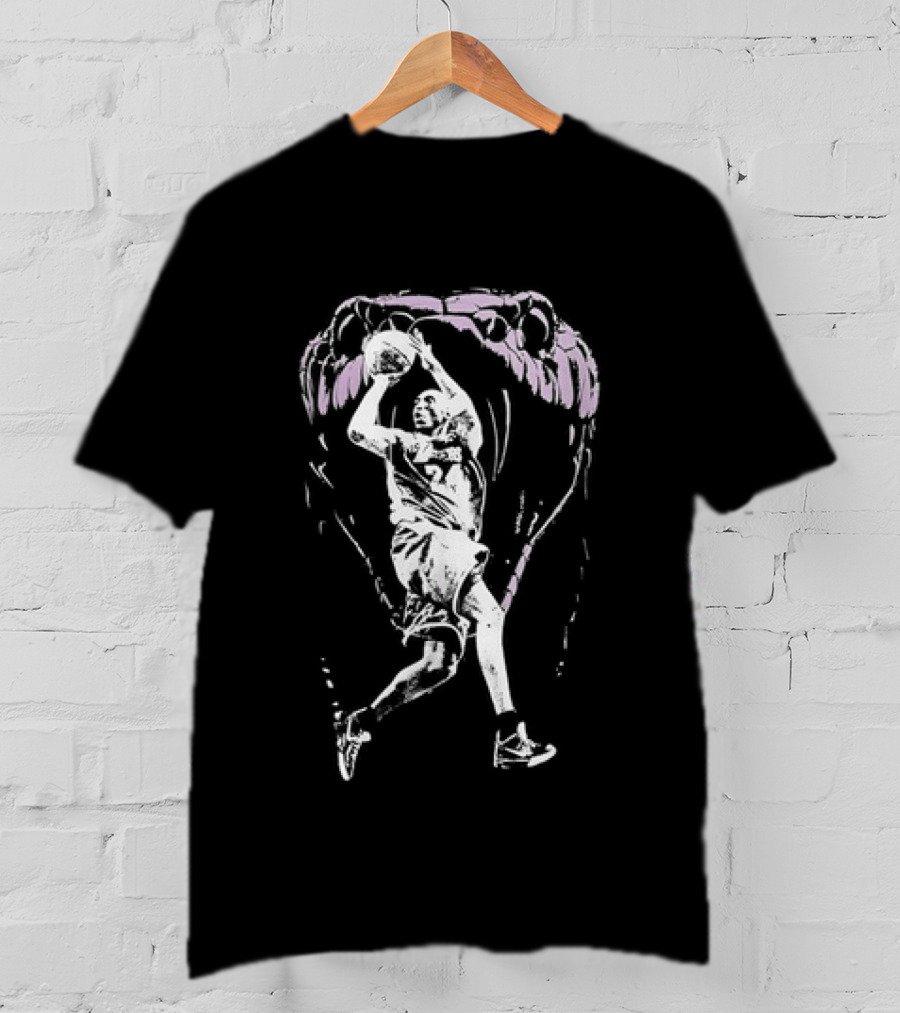 Black Mamba Kobe Bryant LA Lakers Basketball Shooting Action T-Shirt