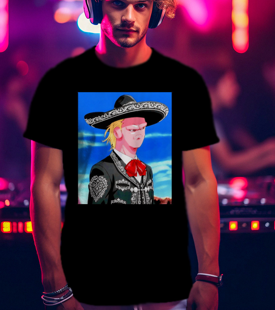 Majin Buu Mariachi Charro Dragon Ball Z Haaland Fusion T-Shirt