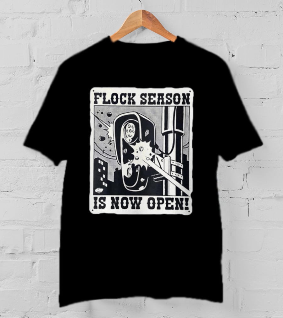Flock Season Is Now Open Explosive Comic T-Shirt