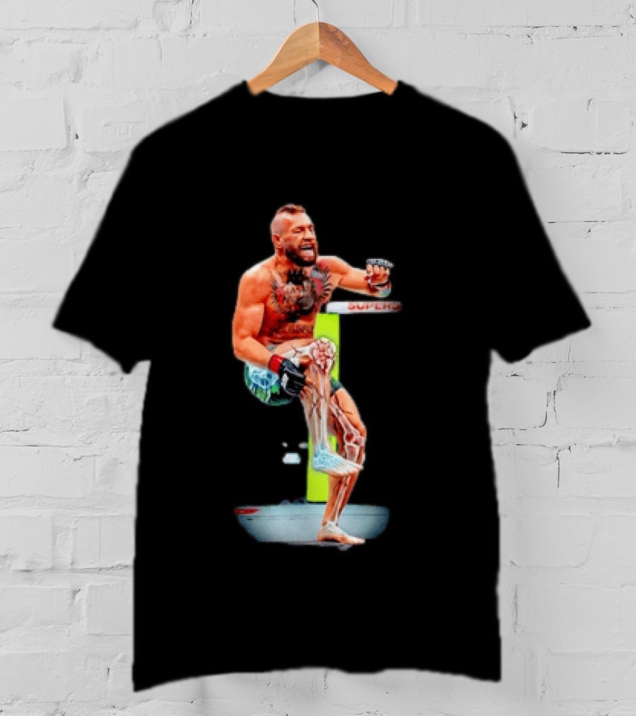 Conor McGregor One Minute Man Broken Leg UFC Fighter MMA Injury T-Shirt