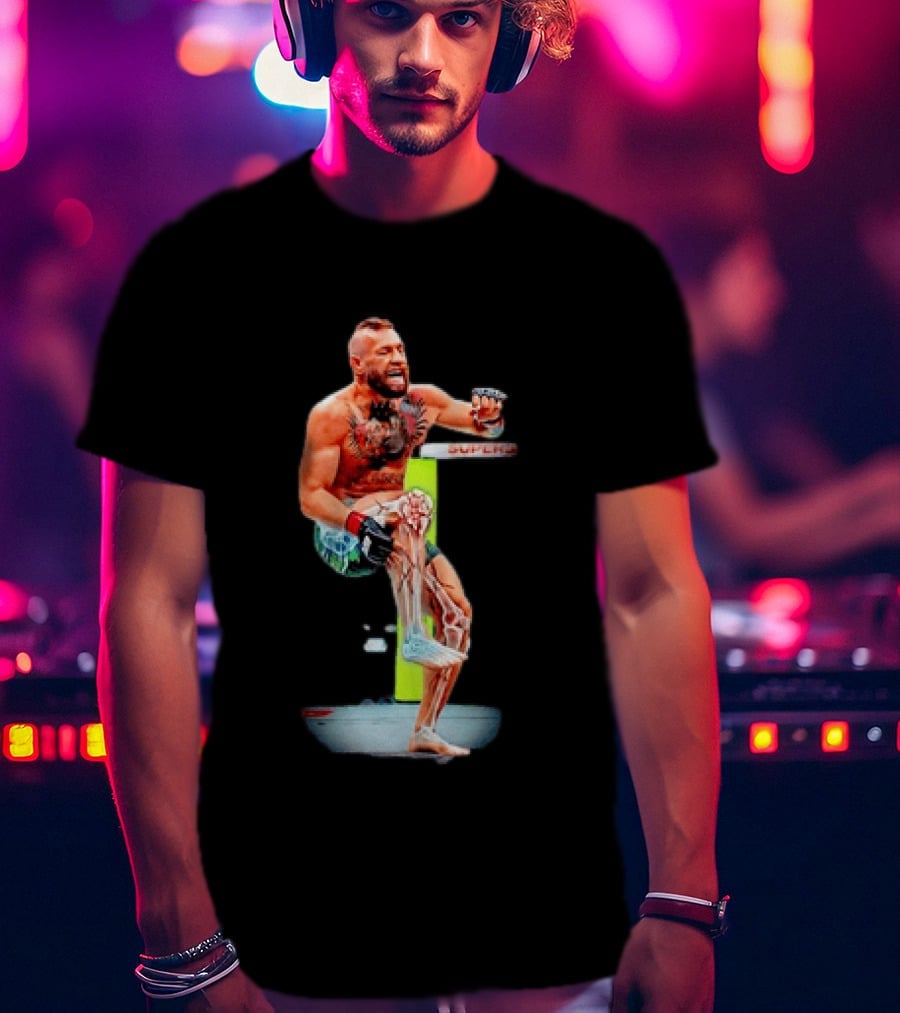 Conor McGregor One Minute Man Broken Leg UFC Fighter MMA Injury T-Shirt