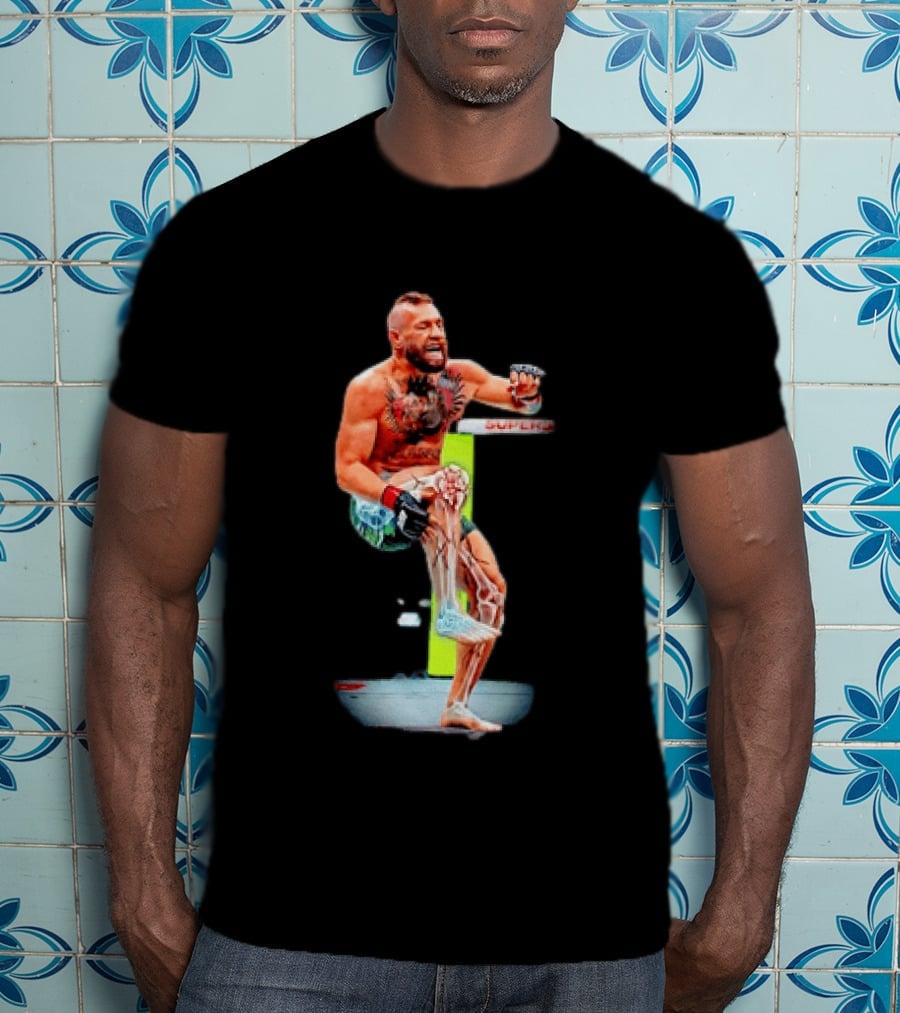 Conor McGregor One Minute Man Broken Leg UFC Fighter MMA Injury T-Shirt