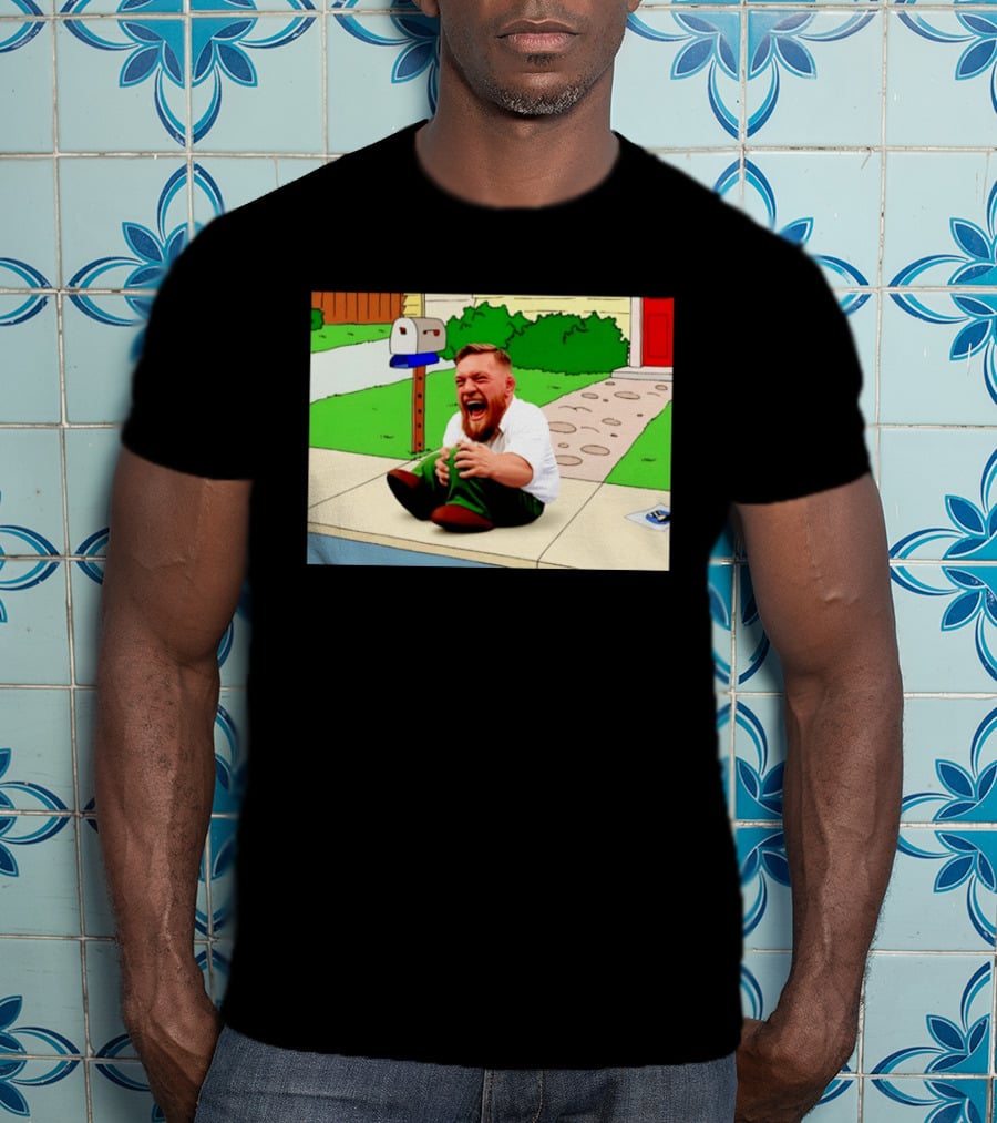 Family Guy Conor McGregor Laughing Curb Scene T-Shirt