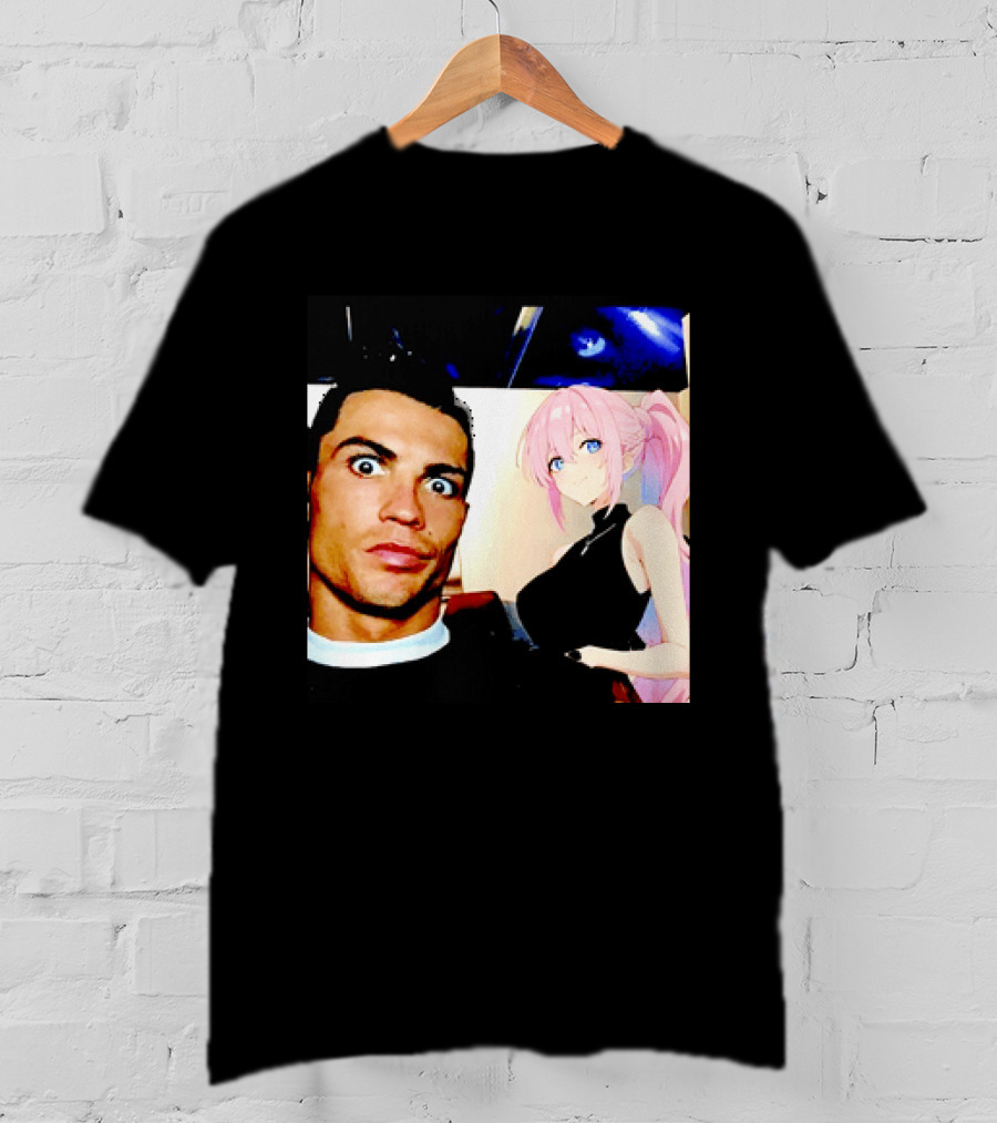 Cristiano Ronaldo Shikimori Anime Manga Collaboration T-Shirt