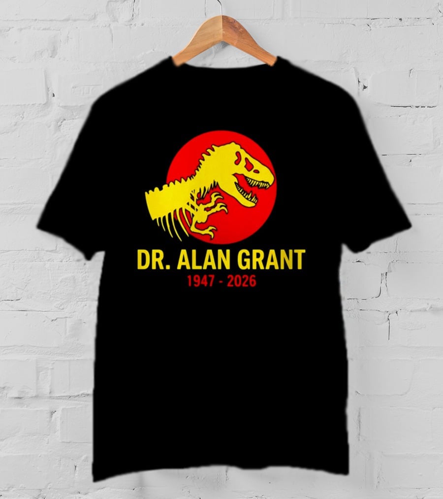Dr. Alan Grant 1947 2026 Memorial Rex T-Shirt