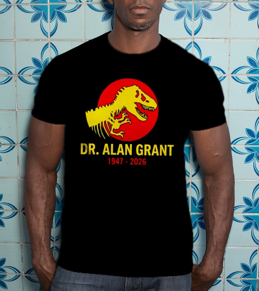 Dr. Alan Grant 1947 2026 Memorial Rex T-Shirt