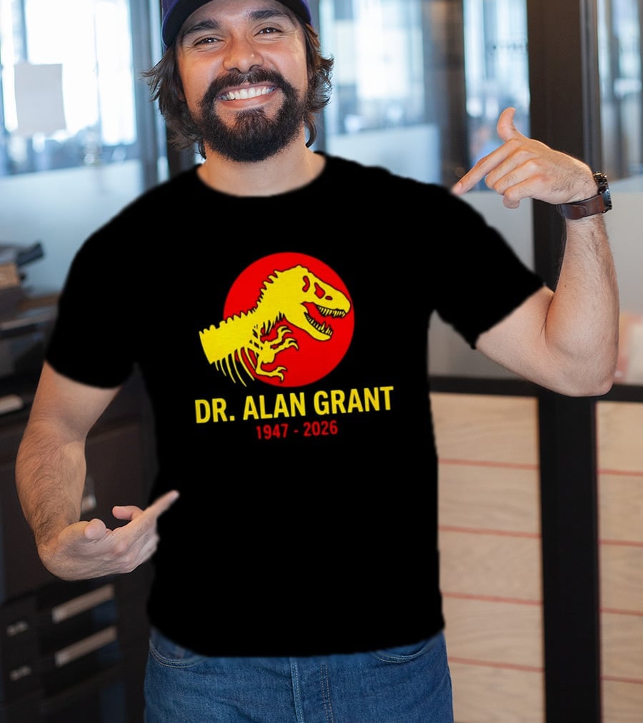 Dr. Alan Grant 1947 2026 Memorial Rex T-Shirt