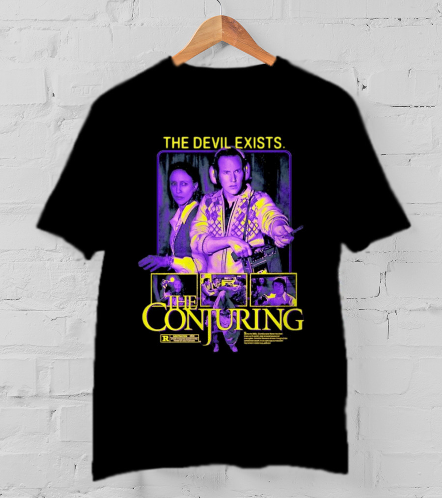 The Conjuring The Devil Exists Movie Horror Ed And Lorraine Warren T-Shirt