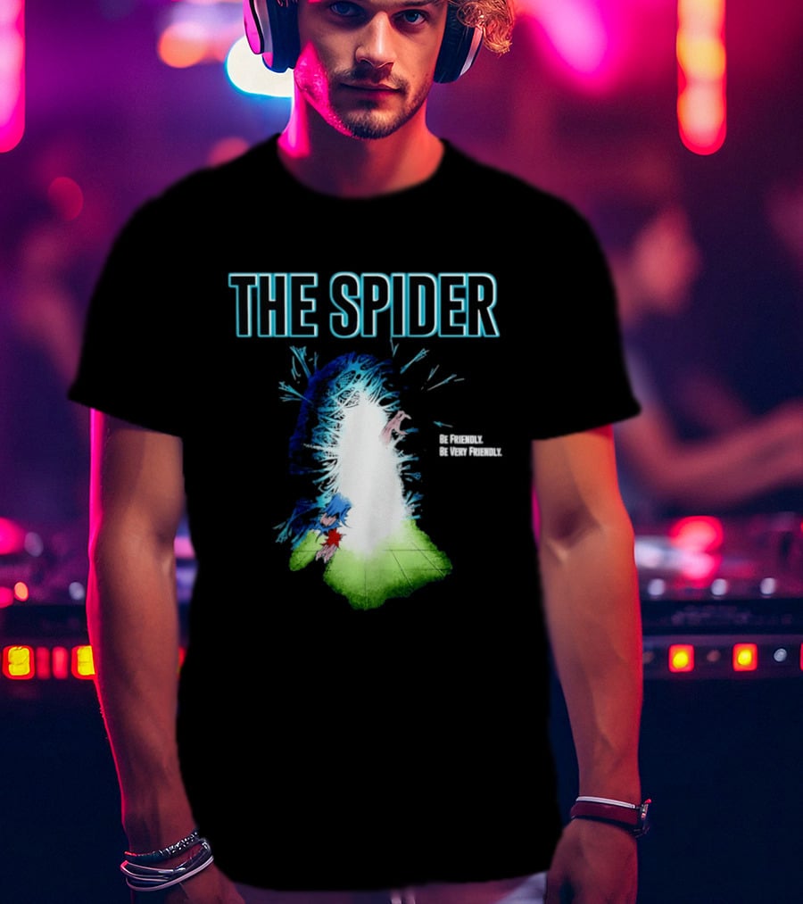 The Spider Be Friendly Be Very Friendly Comic Explosion T-Shirt