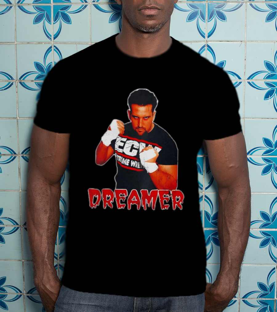 ECW Extreme Wrestling Tommy Dreamer Fighting T-Shirt