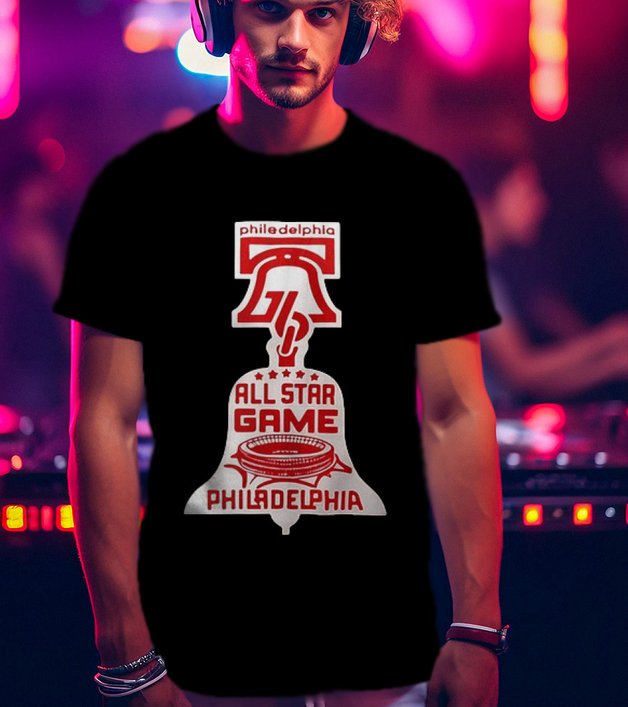 Philadelphia 76 All Star Game Liberty Bell Stadium T-Shirt