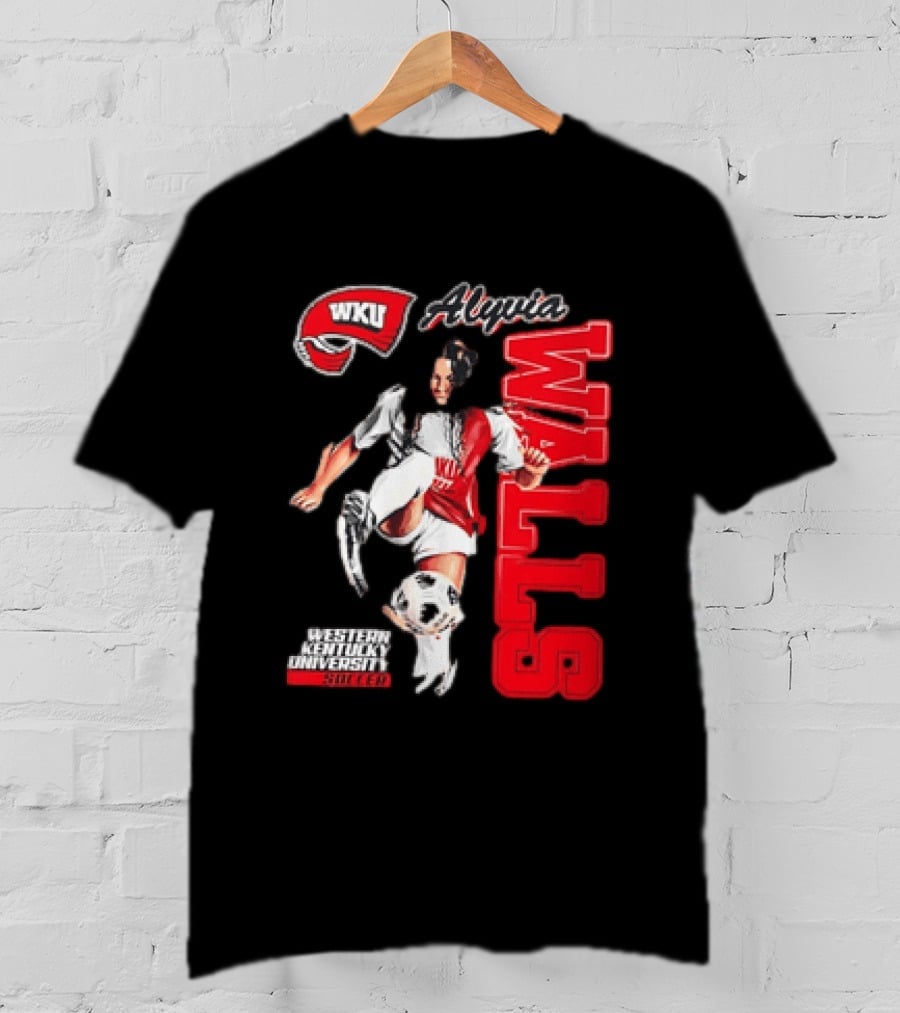 Western Kentucky University Soccer Alyvia Walls WKU T-Shirt