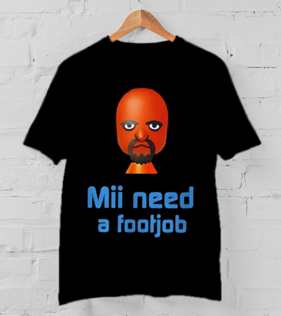 Wii Sports Mii Need A Footjob T-Shirt