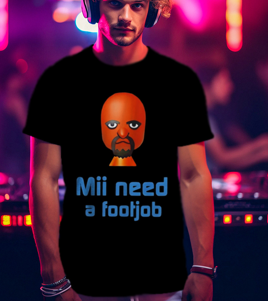 Wii Sports Mii Need A Footjob T-Shirt