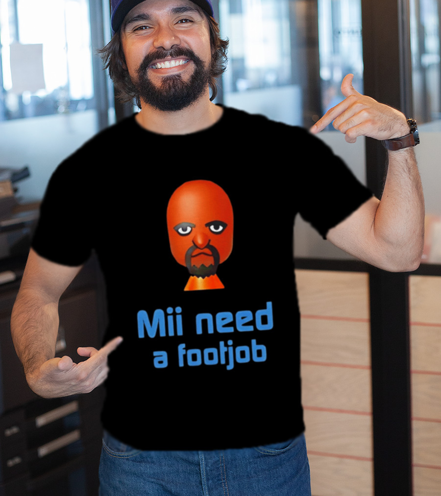 Wii Sports Mii Need A Footjob T-Shirt