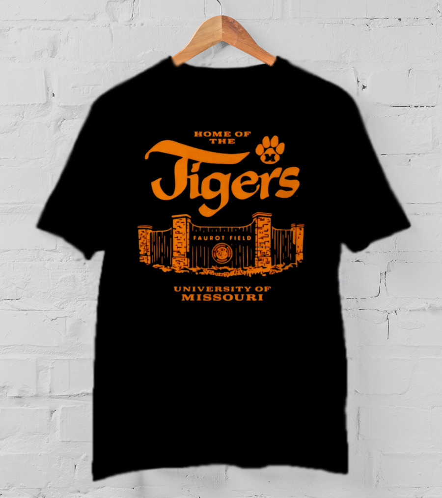 Home Of The Tigers Faurot Field University Of Missouri T-Shirt