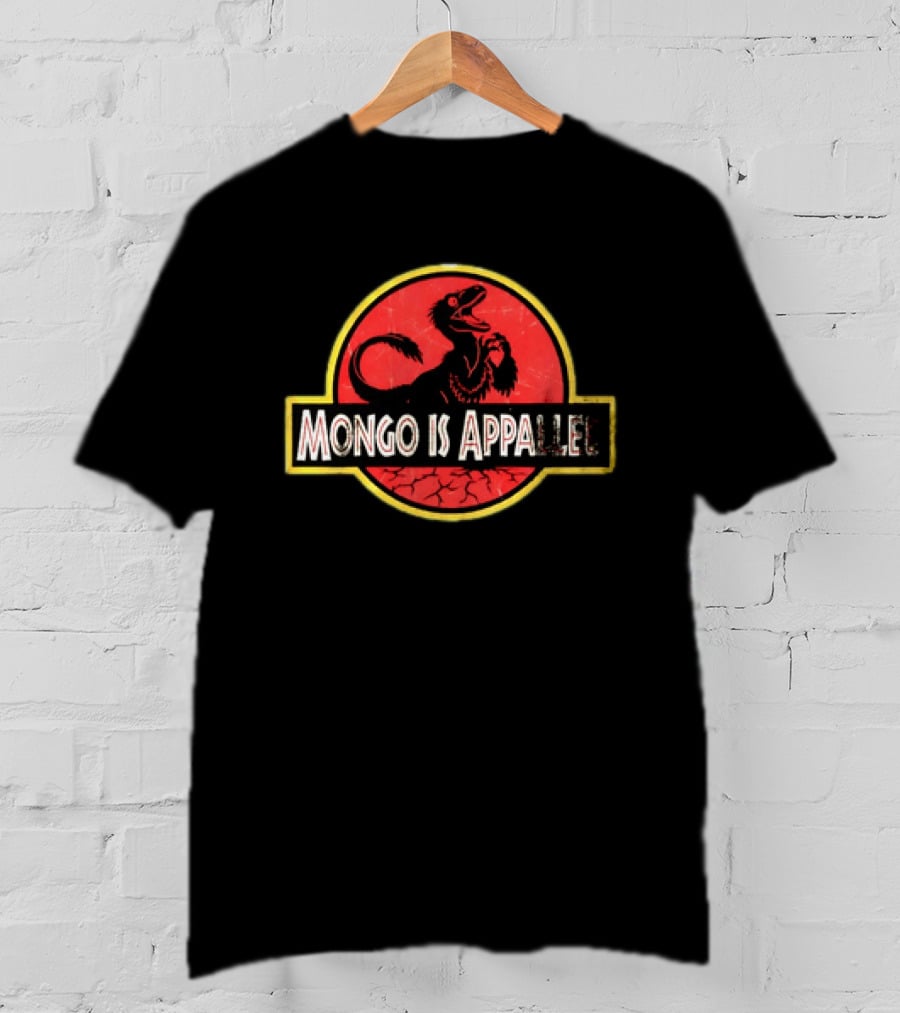 Mongo Is Appalled Dinosaur Red Circle T-Shirt