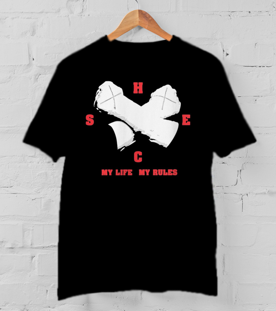 HSEC Crossed Axes My Life My Rules T-Shirt