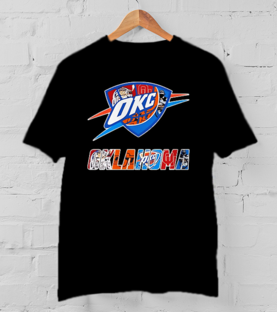Oklahoma OKC Thunder Sooners Oilers Sports Fan Gear T-Shirt