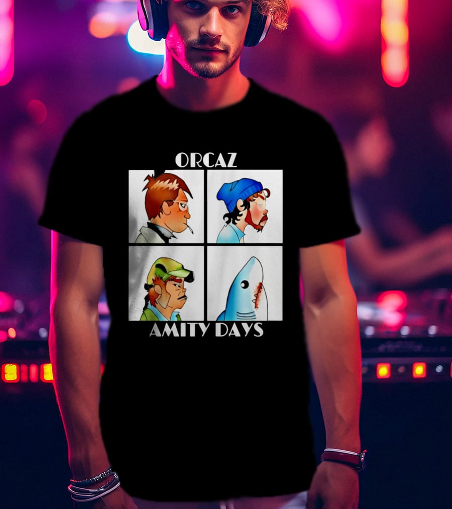 Orcaz Amity Days Demon Days Jaws T-Shirt