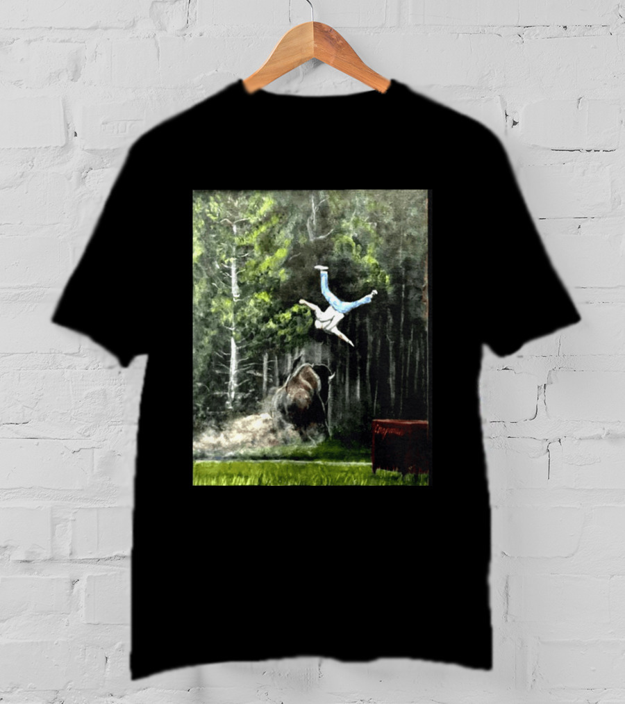 Raccoon Flaming Fart Chaos With Hippo And Unexpected Forest Flip T-Shirt