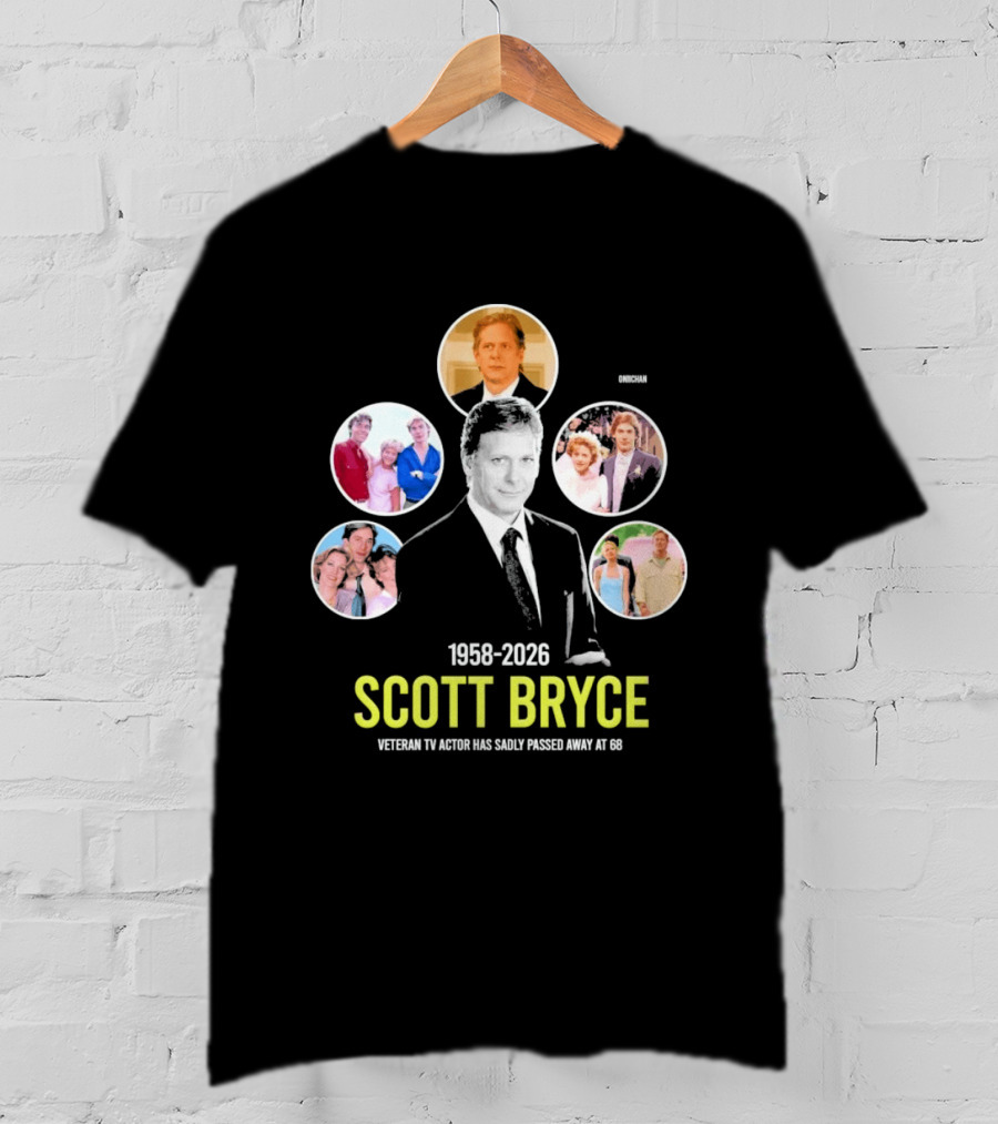 Scott Bryce 1958 2026 Veteran TV Actor Remembered T-Shirt