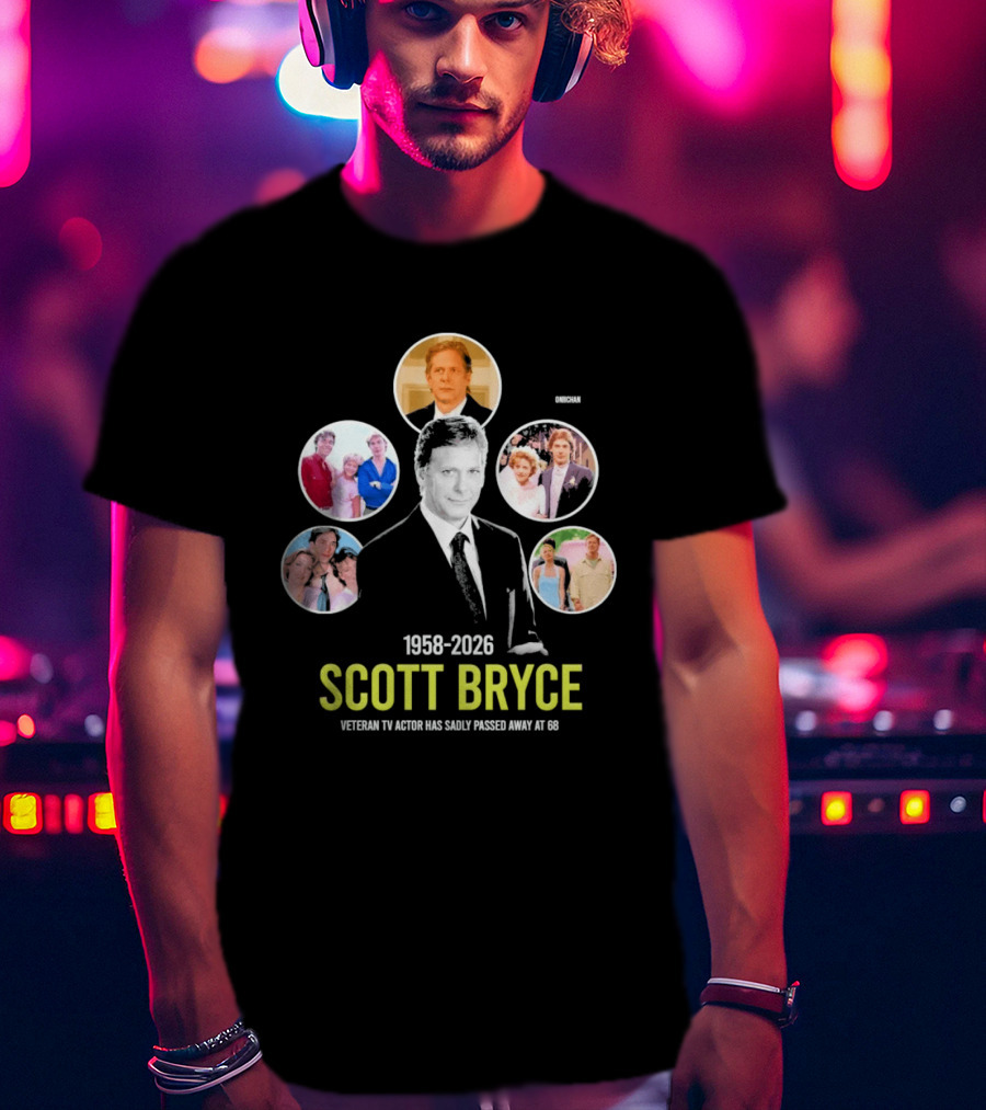 Scott Bryce 1958 2026 Veteran TV Actor Remembered T-Shirt