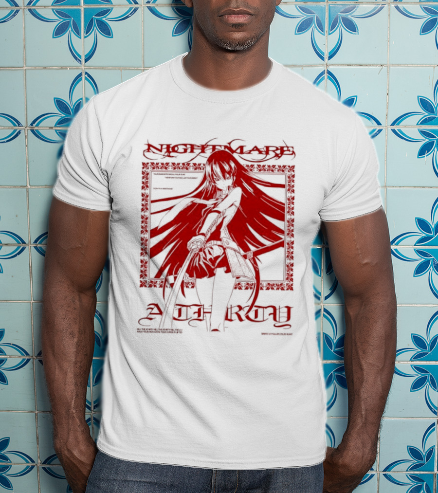 Akame Akame Ga Kill Nightmare Anime Character Grand Entry Red T-Shirt